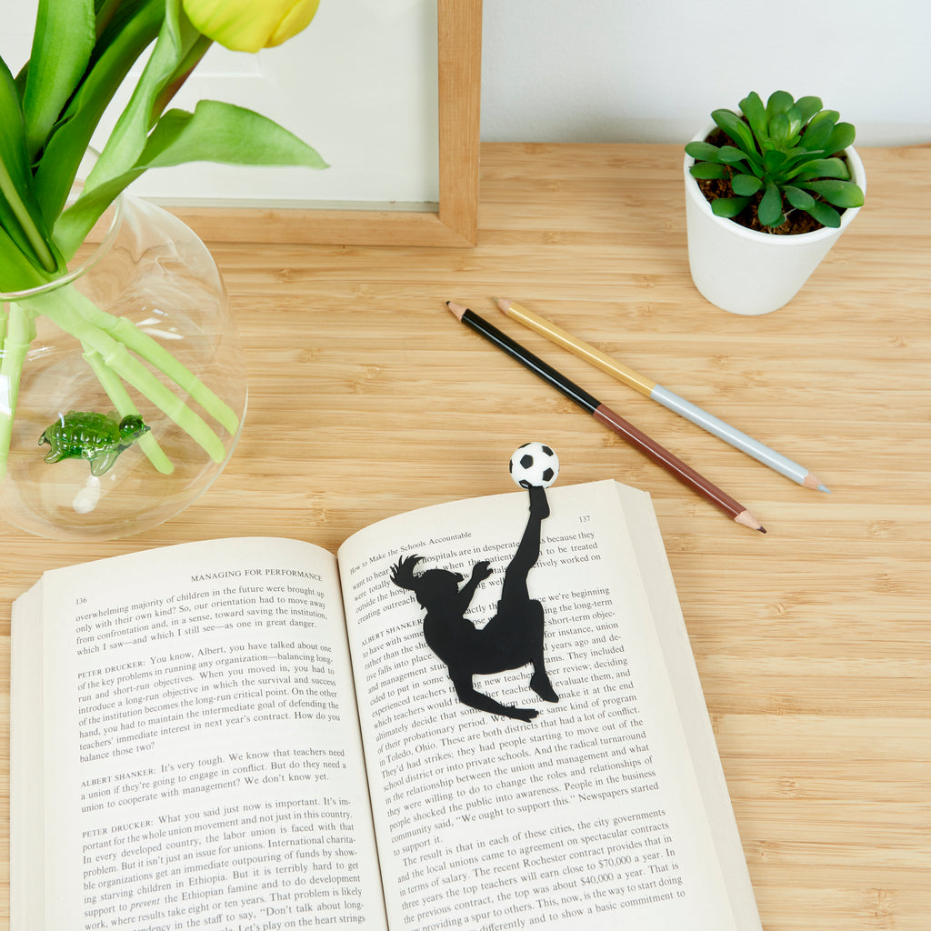 Bicycle Kick Girl Bookmark