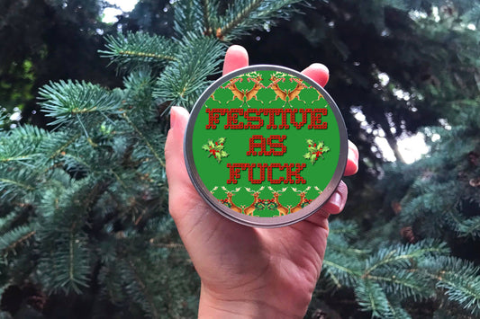 Vela perfumada navideña muy festiva