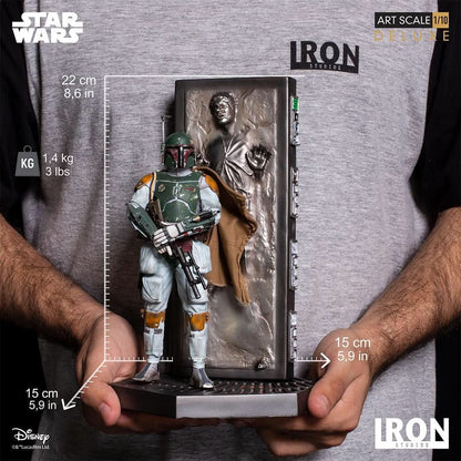 Statue Boba Fett & Han Solo in Carbonite Deluxe - Star Wars - Art Scale 1/10