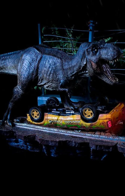 Statue T-Rex Attack (Set A) - Jurassic Park - Art Scale 1/10
