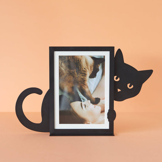 Cadre photo Cat caché