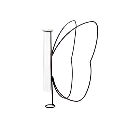 Vase Butterfly Silhouette