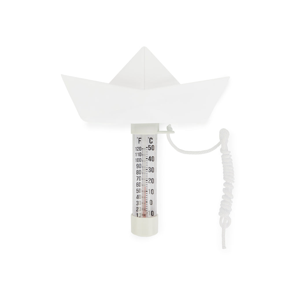 Thermomètre de Piscine en forme de Bateau en papier