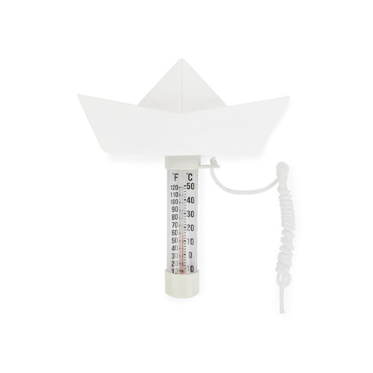 Thermomètre de Piscine en forme de Bateau en papier