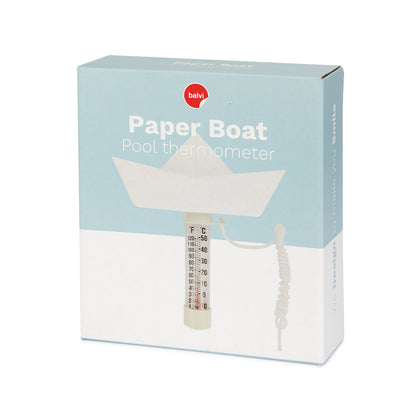 Thermomètre de Piscine en forme de Bateau en papier