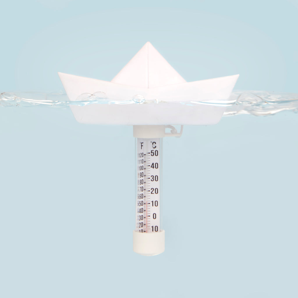 Thermomètre de Piscine en forme de Bateau en papier