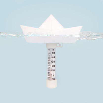 Thermomètre de Piscine en forme de Bateau en papier