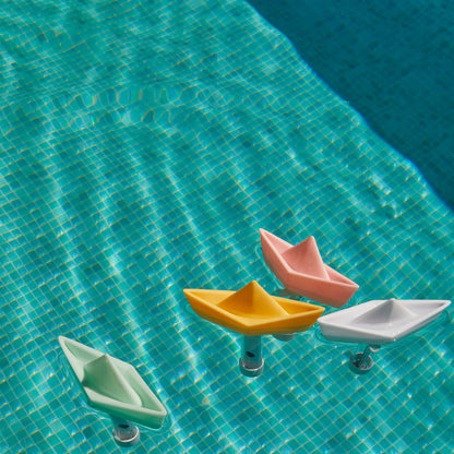 Thermomètre de Piscine en forme de Bateau en papier