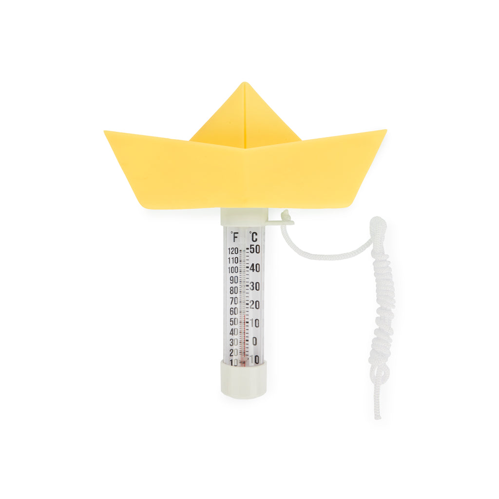 Thermomètre de Piscine en forme de Bateau en papier