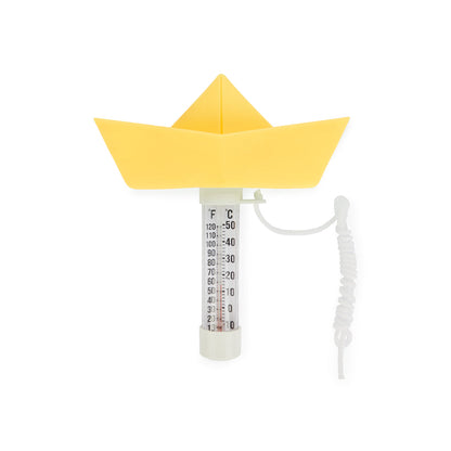 Thermomètre de Piscine en forme de Bateau en papier