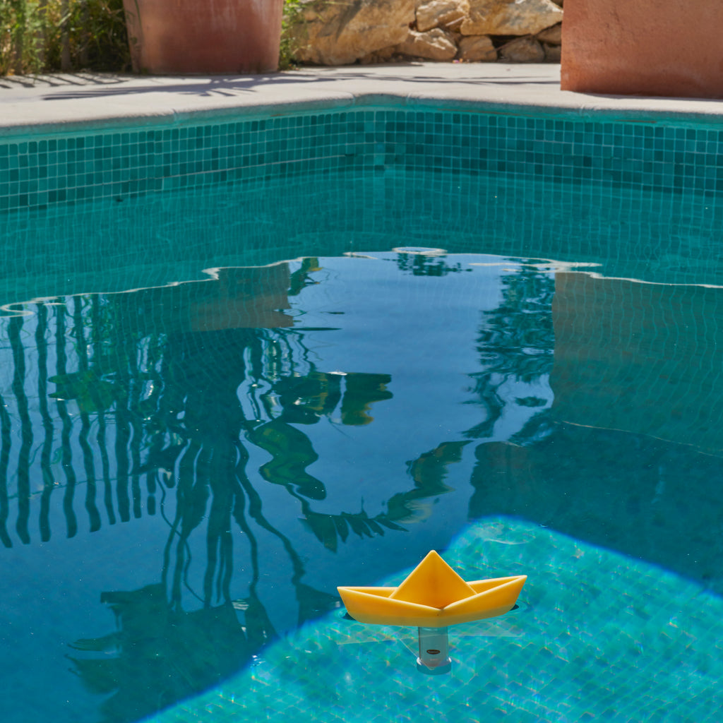 Thermomètre de Piscine en forme de Bateau en papier