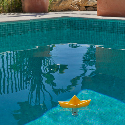 Thermomètre de Piscine en forme de Bateau en papier