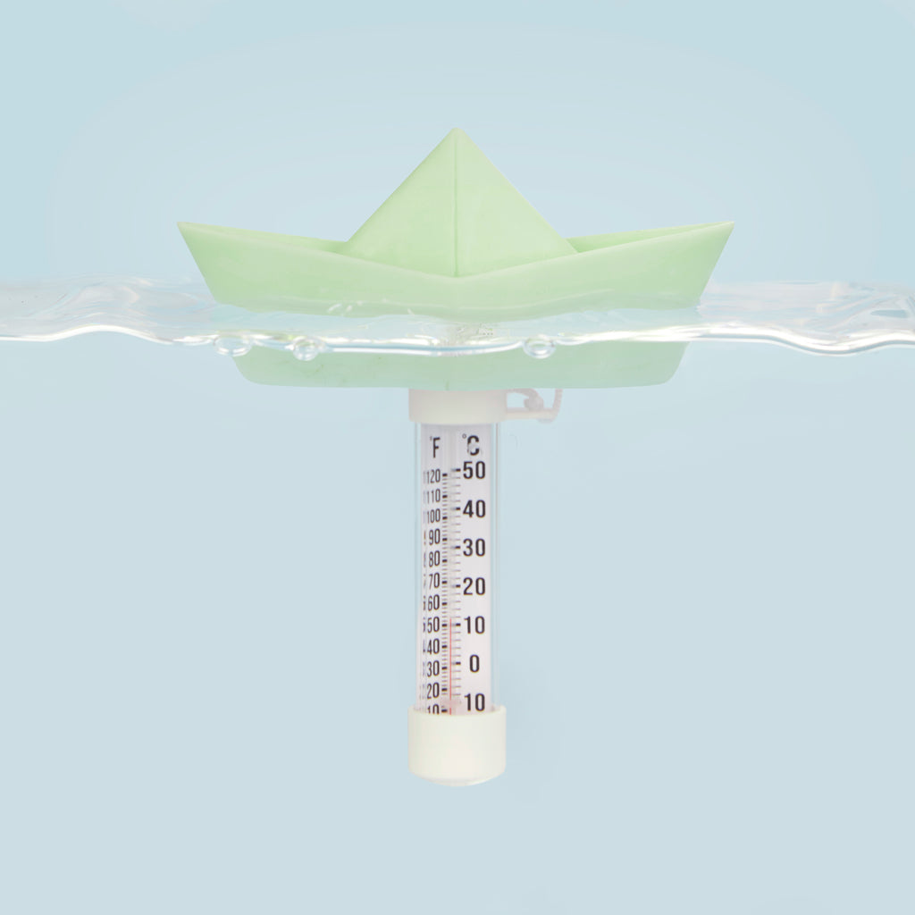 Thermomètre de Piscine en forme de Bateau en papier