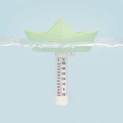 Thermomètre de Piscine en forme de Bateau en papier