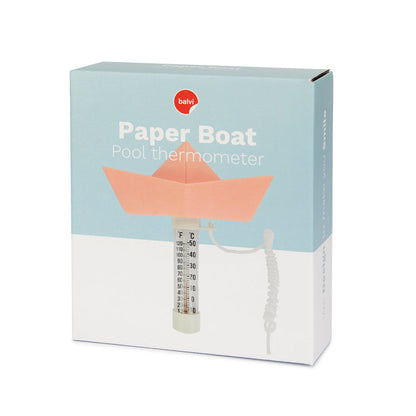 Thermomètre de Piscine en forme de Bateau en papier