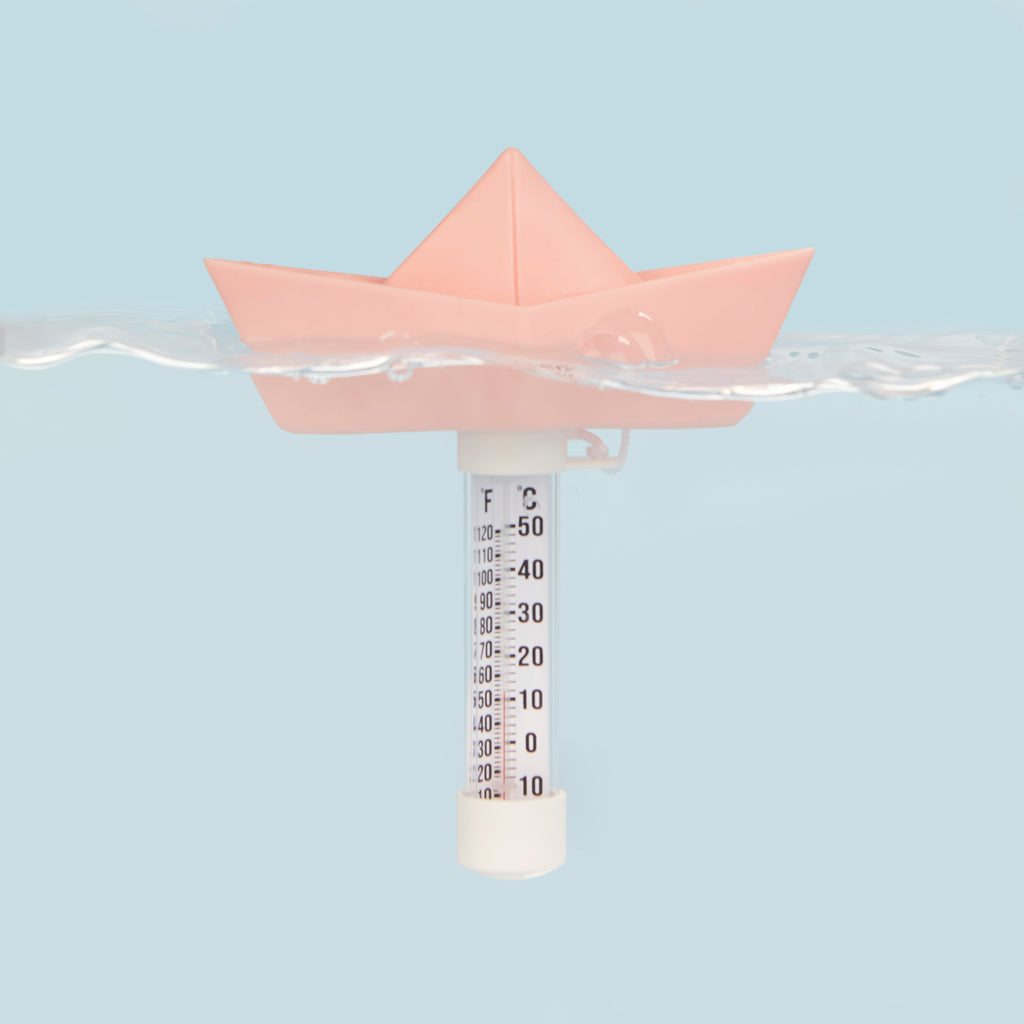 Thermomètre de Piscine en forme de Bateau en papier