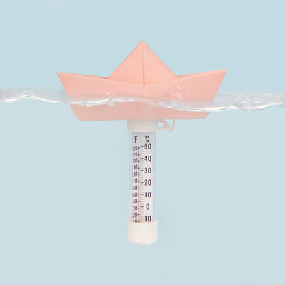 Thermomètre de Piscine en forme de Bateau en papier
