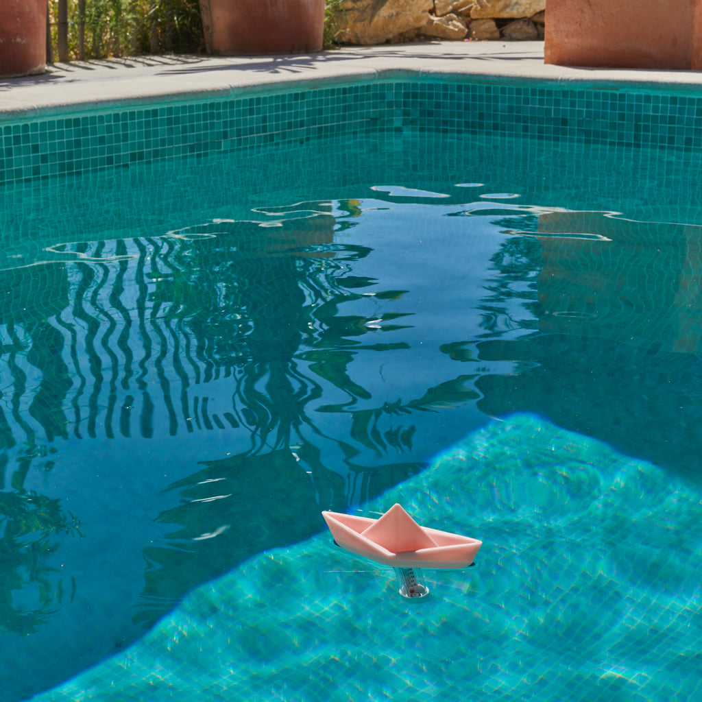 Thermomètre de Piscine en forme de Bateau en papier