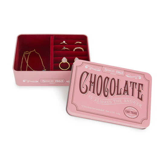 Boîte à bijoux en chocolat