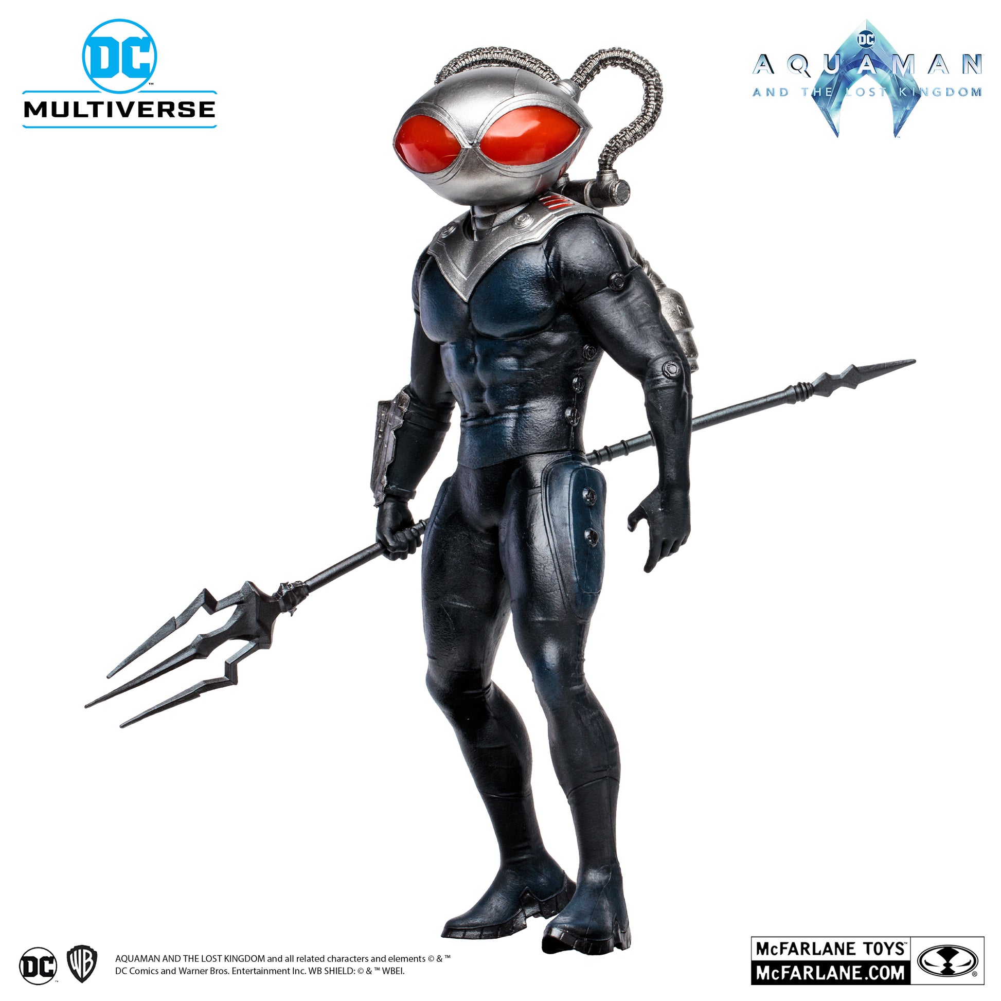black manta aquaman and the lost kingdom 12 pvc statue mcfarlane toys