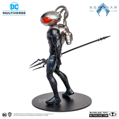 black manta aquaman and the lost kingdom 12 pvc statue mcfarlane toys