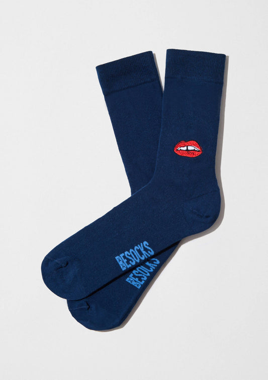 BeLips Broderie - Chaussettes en coton biologique 100%