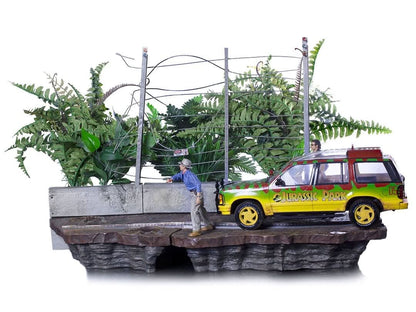 Statue T-Rex Attack - Jurassic Park (SET B) - Art Scale 1/10