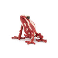 Three-color poison dart frog figurine