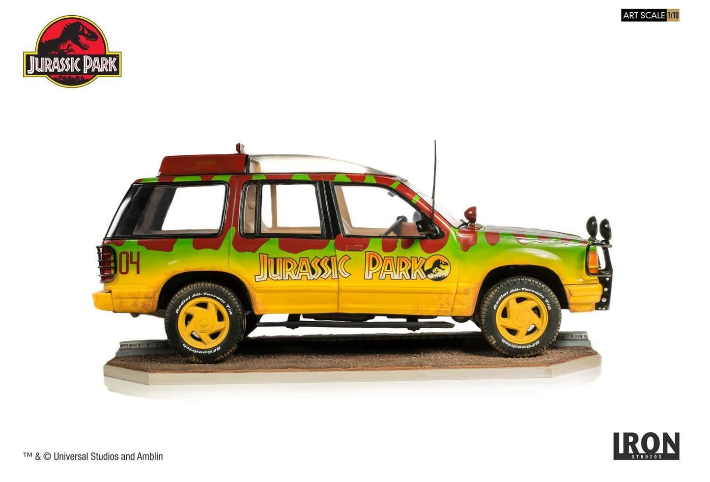 Statue Jungle Explorer 04 - Jurassic Park - Art Scale 1/10