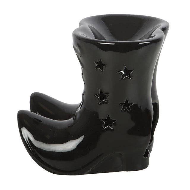 Brûleur à Huile Bottes de Sorcière Noires – The Coven Club