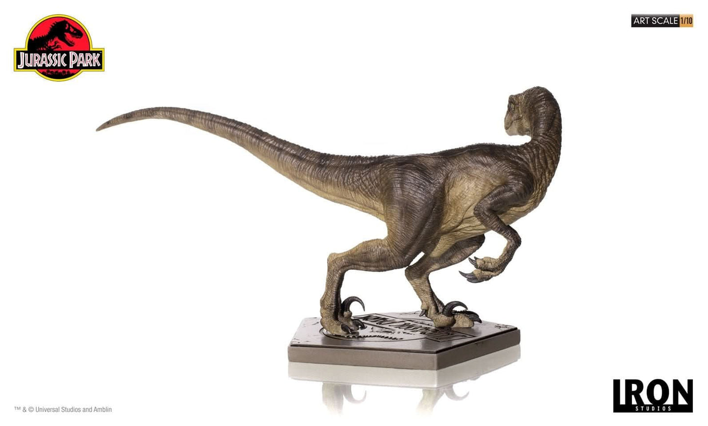 Statue Velociraptor - Jurassic Park - Art Scale 1/10
