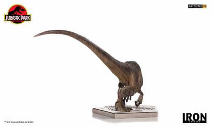 Statue Crouching Velociraptor - Jurassic Park - Art Scale 1/10