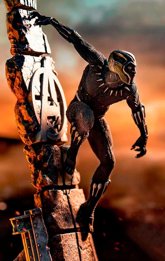 Statue Black Panther - Avengers: End Game - BDS Art Scale 1/10