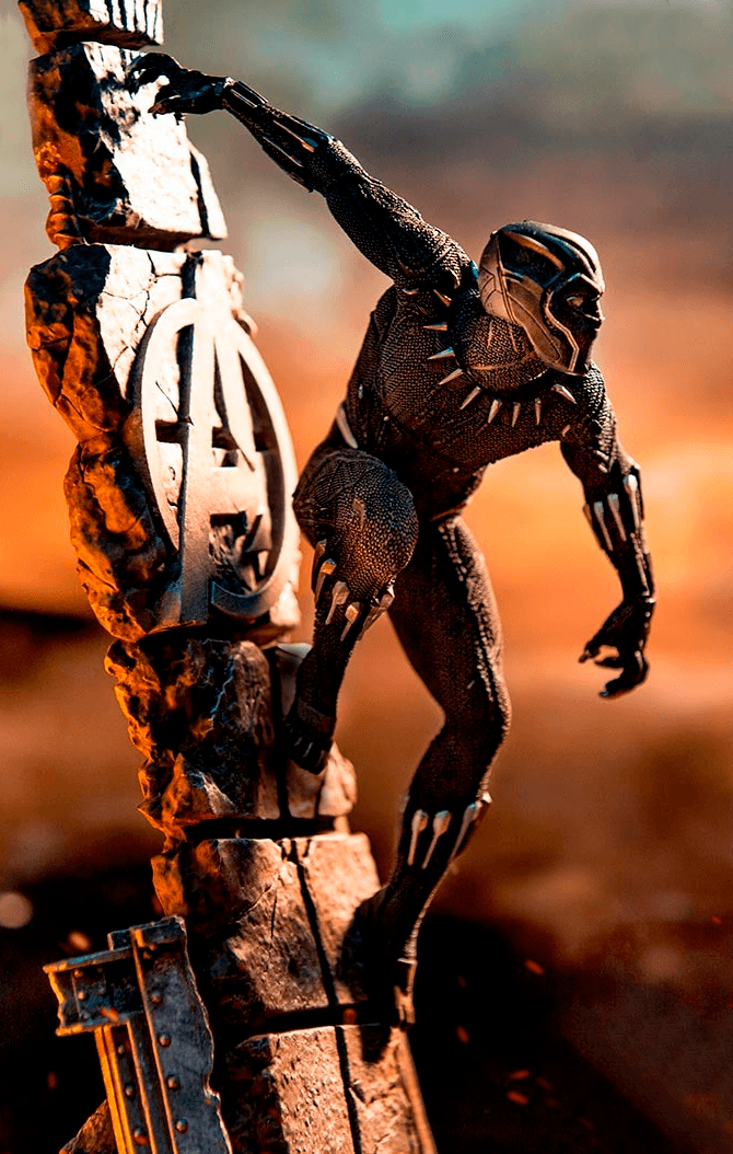 Statue Black Panther - Avengers: End Game - BDS Art Scale 1/10