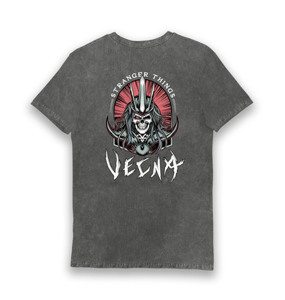 T-shirt adulte Stranger Things Vecna D&D Eco Stonewash