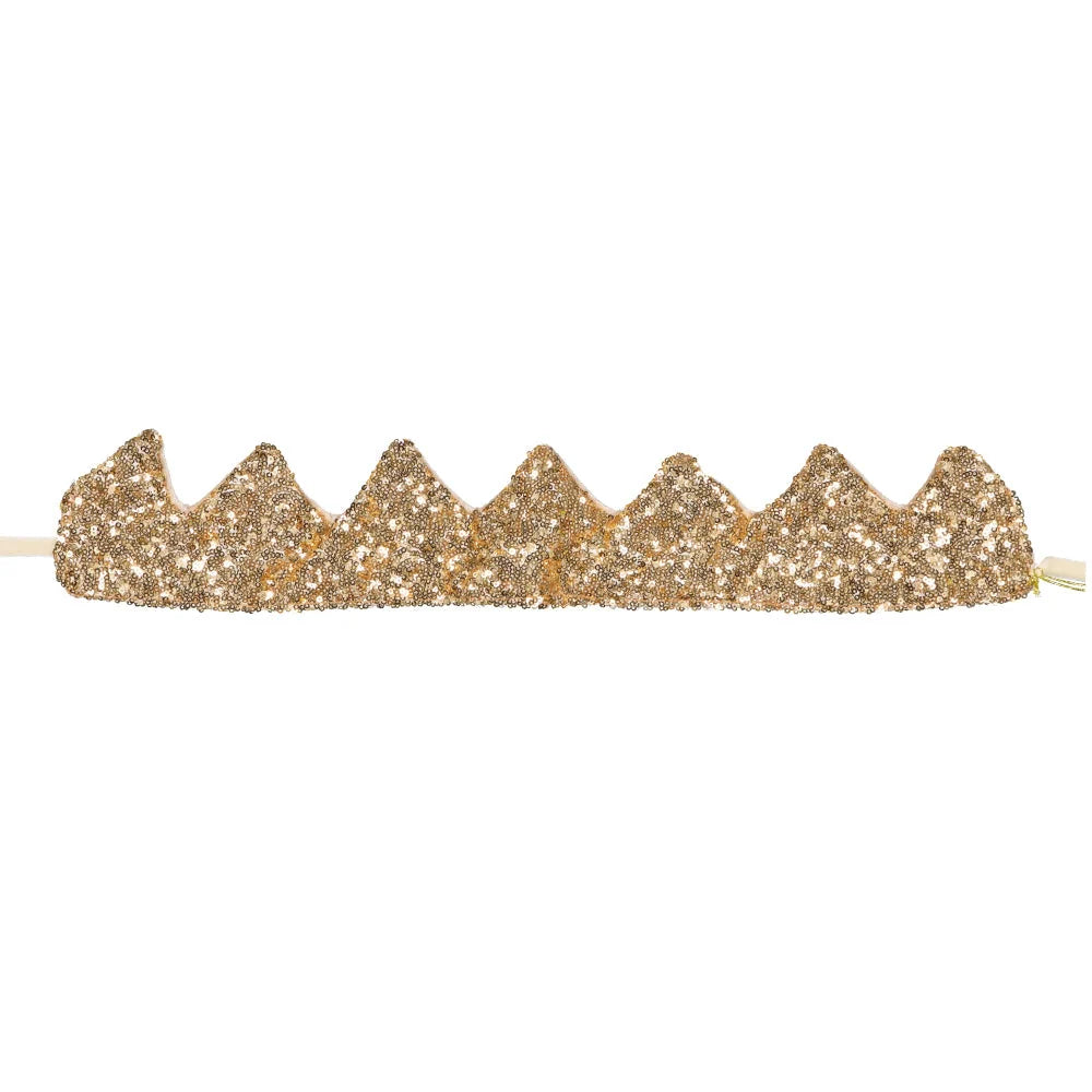 Prinsessenkroon - Gouden pailletten