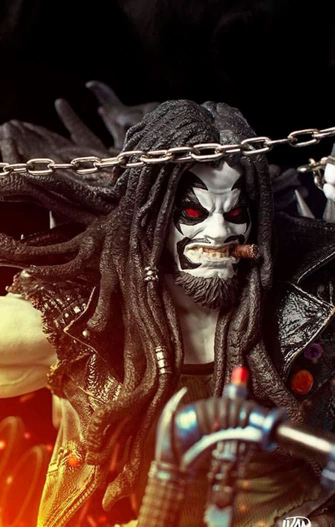 Statue Lobo 1/6 Diorama - By Ivan Reis - DC Comics