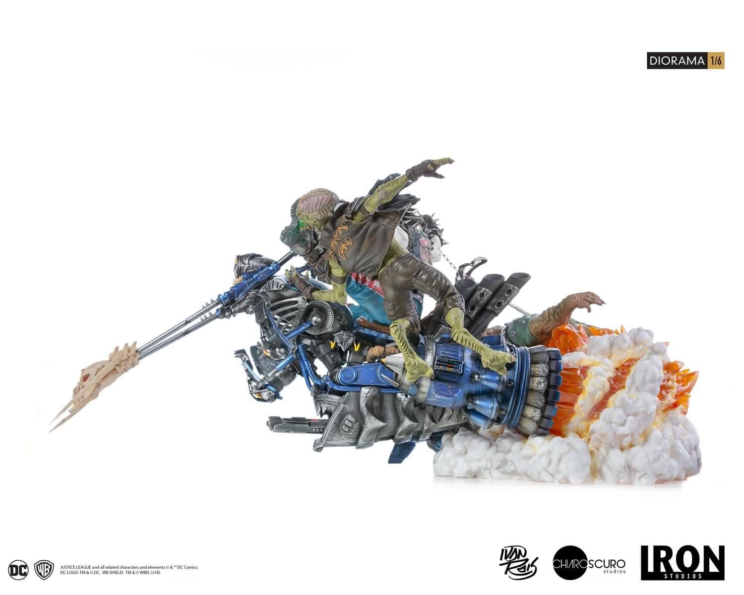 Statue Lobo 1/6 Diorama - By Ivan Reis - DC Comics