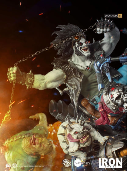 Statue Lobo 1/6 Diorama - By Ivan Reis - DC Comics
