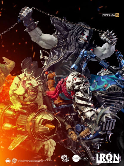 Statue Lobo 1/6 Diorama - By Ivan Reis - DC Comics