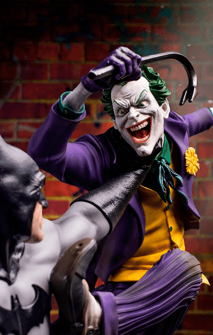 Statue Batman Vs Joker - Dc Comics By Ivan Reis - Battle Diorama 1/6