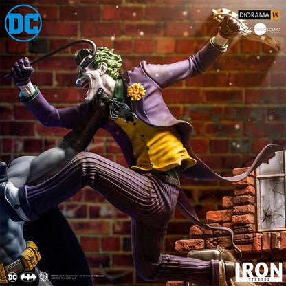 Statue Batman Vs Joker - Dc Comics By Ivan Reis - Battle Diorama 1/6