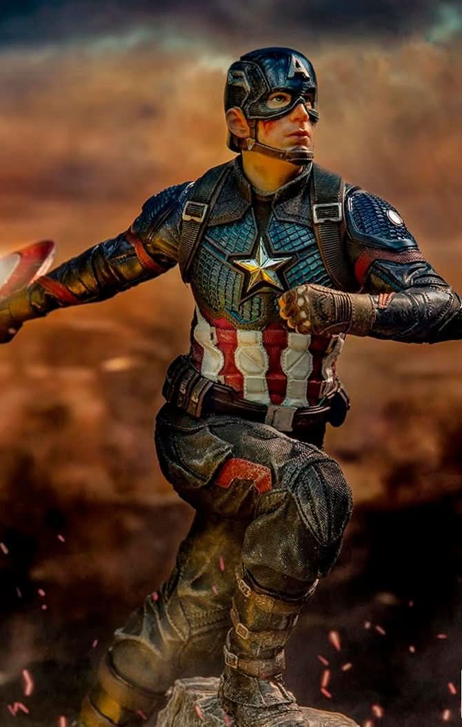 Statue Captain America Deluxe - Avengers: End Game - Art Scale 1/10 - Marvel Comics