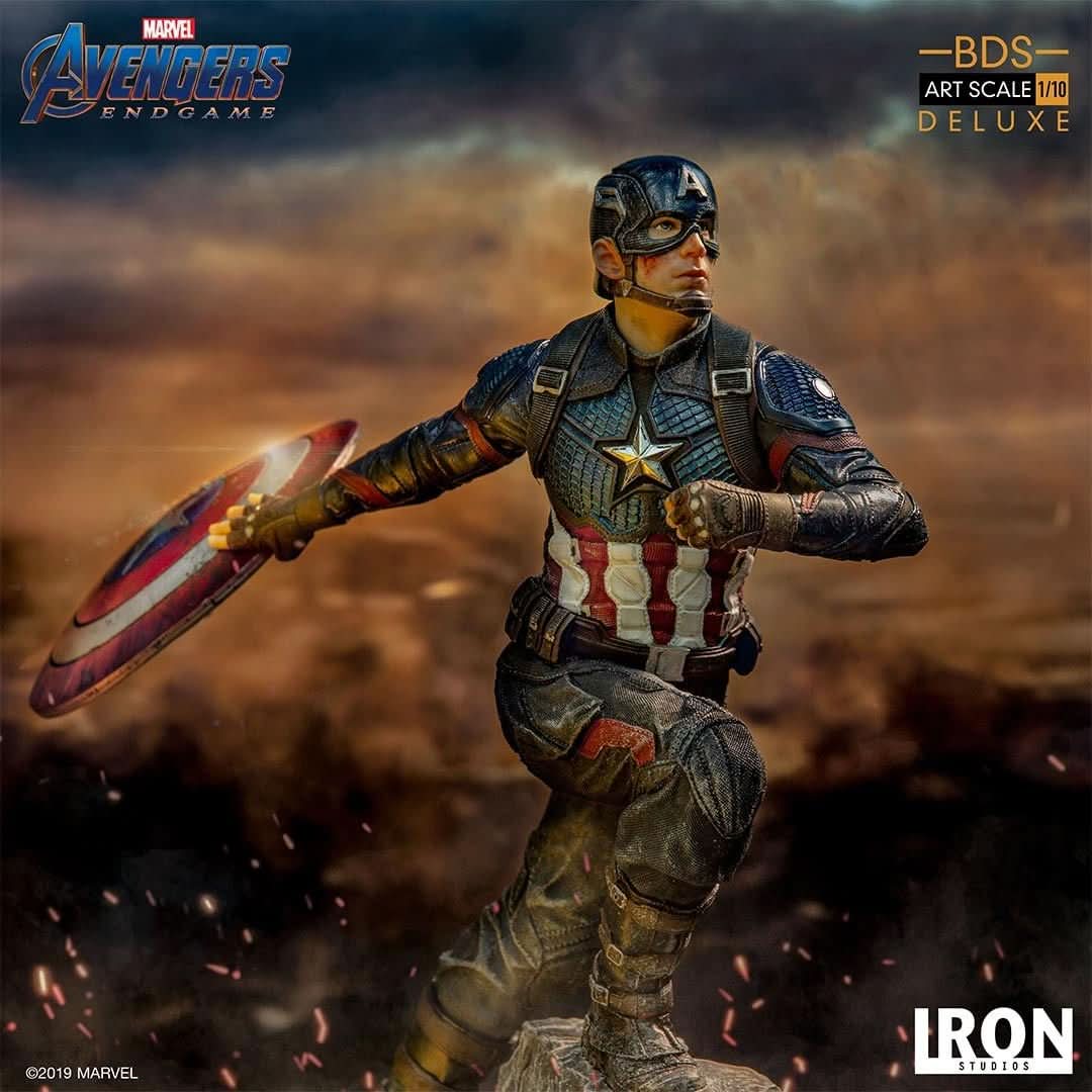 Statue Captain America Deluxe - Avengers: End Game - Art Scale 1/10 - Marvel Comics