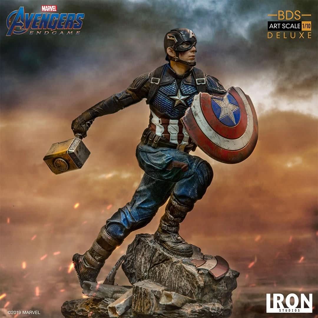 Statue Captain America Deluxe - Avengers: End Game - Art Scale 1/10 - Marvel Comics
