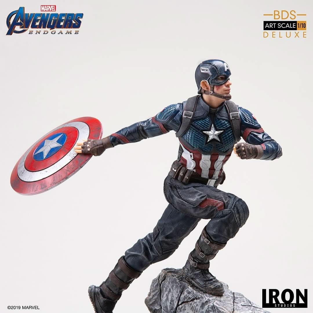 Statue Captain America Deluxe - Avengers: End Game - Art Scale 1/10 - Marvel Comics