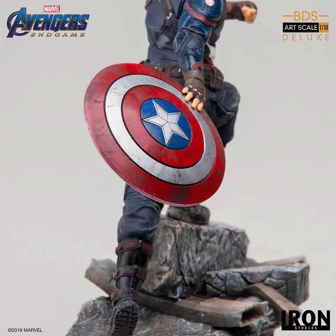 Statue Captain America Deluxe - Avengers: End Game - Art Scale 1/10 - Marvel Comics