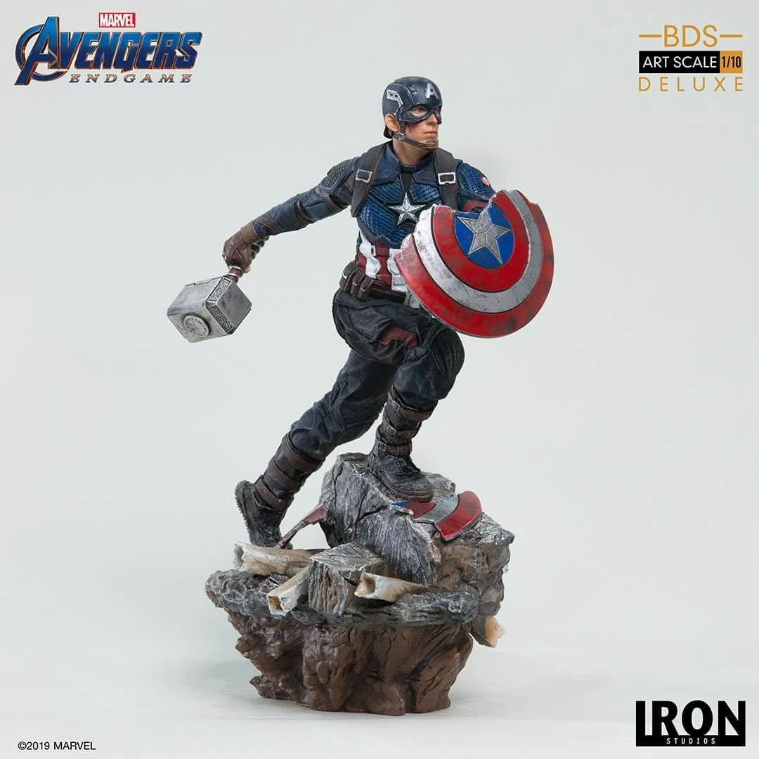 Statue Captain America Deluxe - Avengers: End Game - Art Scale 1/10 - Marvel Comics