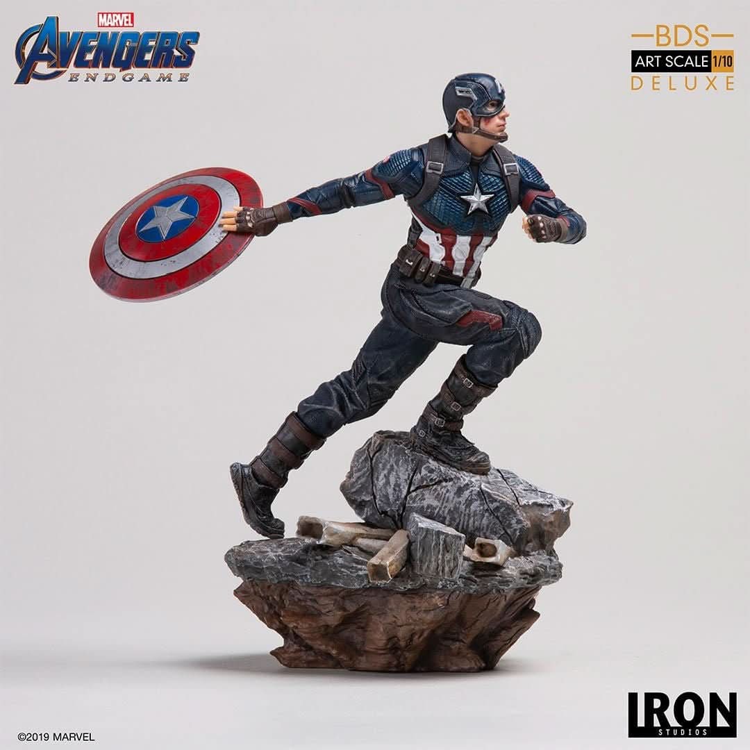 Statue Captain America Deluxe - Avengers: End Game - Art Scale 1/10 - Marvel Comics