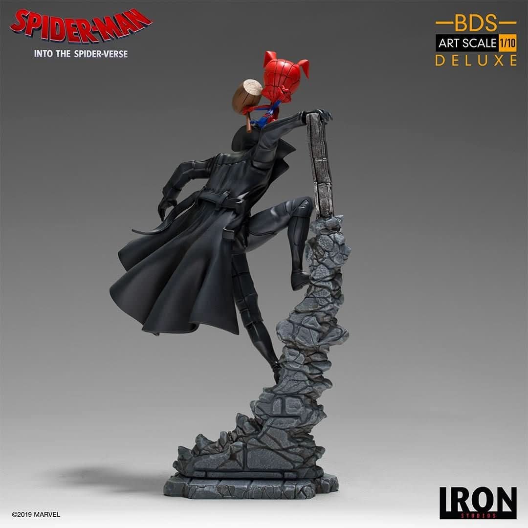 Statue Spider Noir and Spider Ham - Spiderman: Into The Spiderverse - Art Scale 1/10 - Spider-Man
